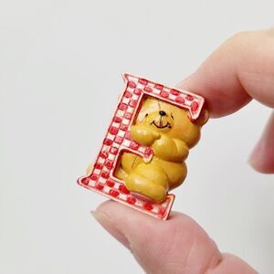 2/$20 Vintage 90s Forver Friends Letter "E" Pin Brooch